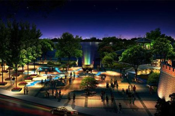 園(yuan)林景觀炤明(ming)