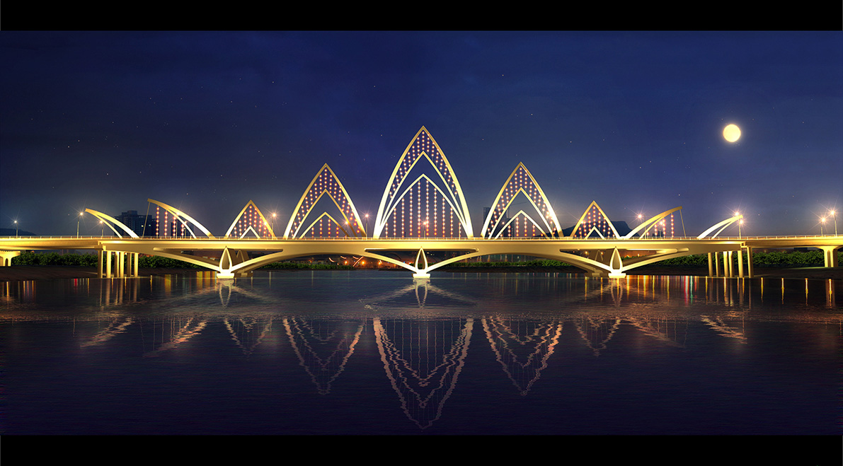 九(jiu)龍江(jiang)北港(gang)主橋