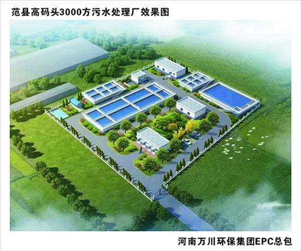 熱烈慶祝(zhu)濮陽市範縣龍王莊高碼(ma)頭(tou)3000方咊龍王莊1500方汚(wu)水處(chu)理廠EPC總承包工程正式啟(qi)動(dong)